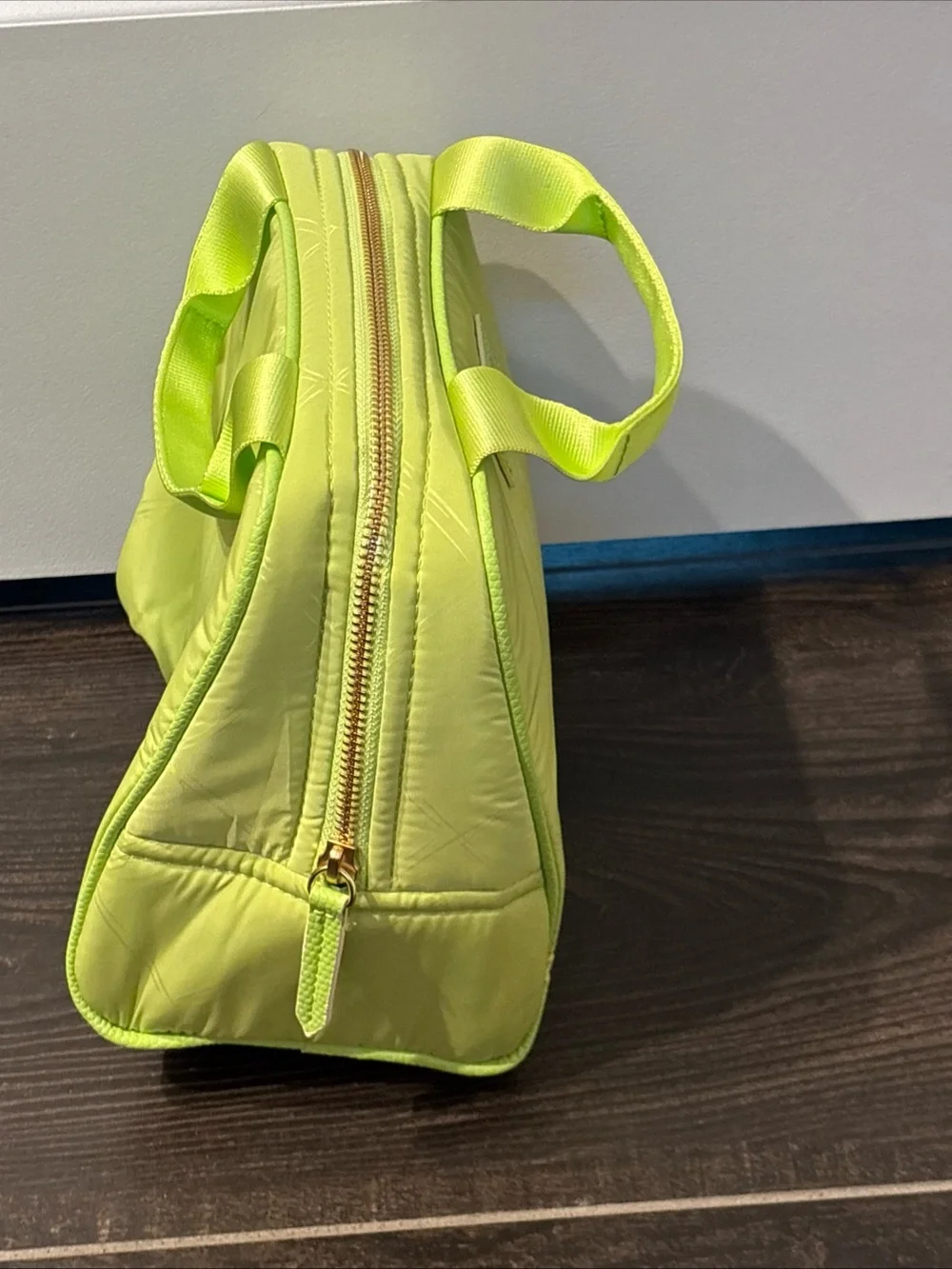 Vera Bradley Preppy Poly Lunch Cooler Sack Bag Case Box in Citrine Green